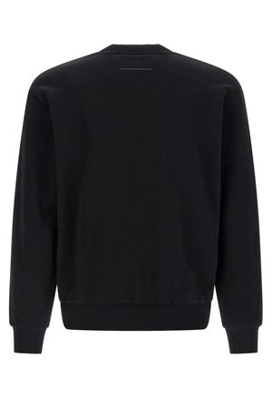 Felpa in cotone nero MM6 MAISON MARGIELA | SH0GU0037M25013900